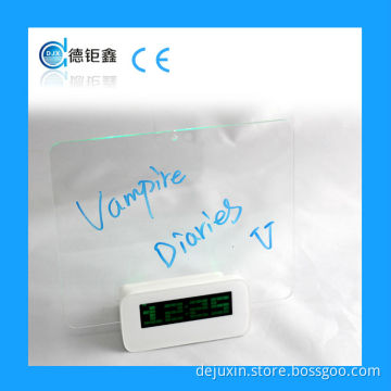 2015 promotional mini white board with clock